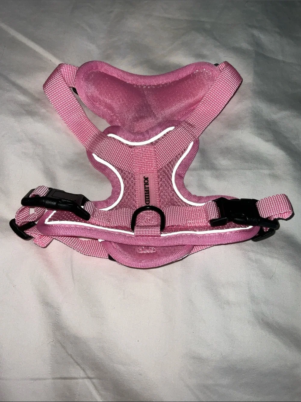 Jolifield Pink Smaller Pet Harness with Reflective Trim